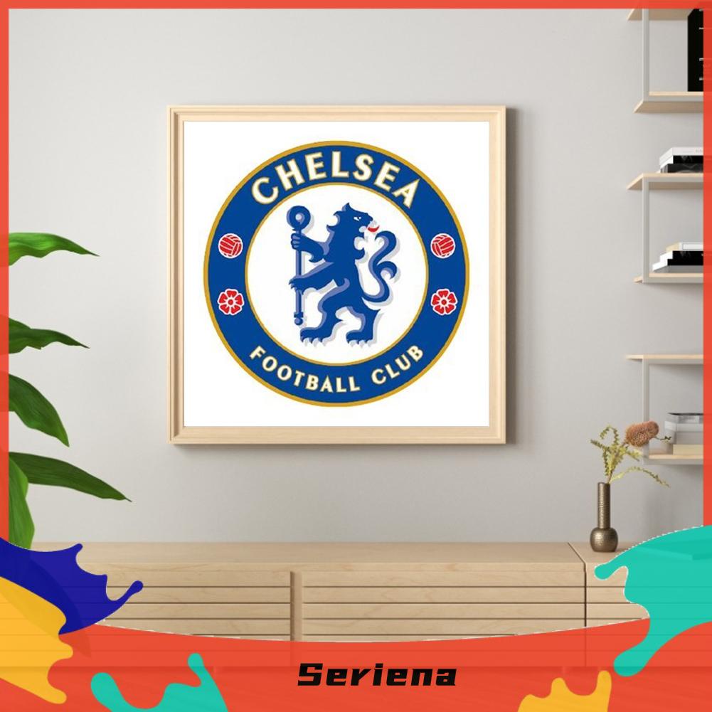 Bộ Tranh Thêu Chữ Thập Tự Làm Hình Logo Chelsea 11ct