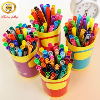 Bút Màu Nước Cao Cấp Hộp 24 Màu Vẽ Hoạt Hình Mininhon Siêu Ngộ Nghĩnh