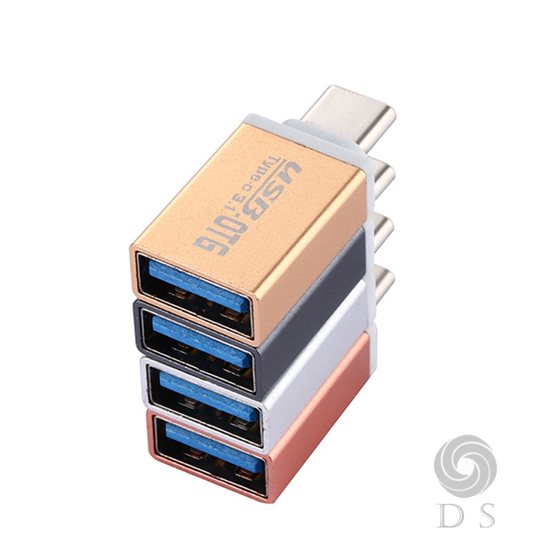 Đầu kết nối chuyển đổi từ cổng USB Male sang USB 3.1 Type-c OTG Female cho Macbook