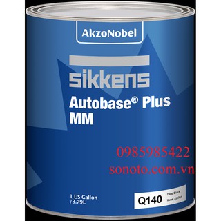 Q140 Sơn gốc màu đen đậm hãng Sikkens - AkzoNobel lon 3.75L SONQUANGPHU422