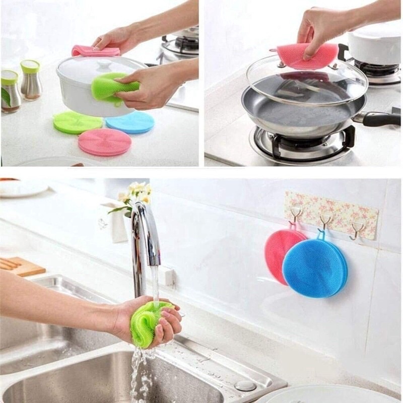 miếng silicon rửa bát , chén đa năng tiện dụng