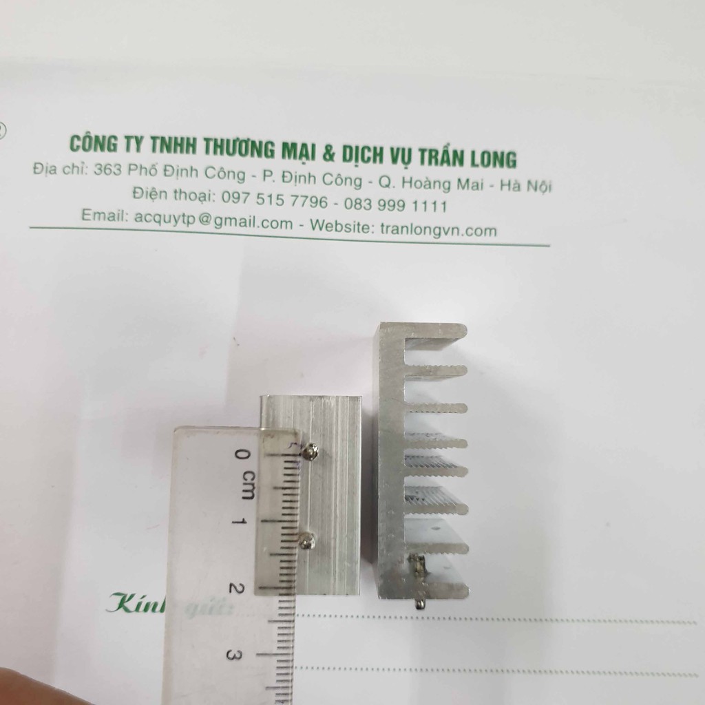 Bộ 2 tản nhiệt nhôm 54x16x30mm; Combo 2 nhôm tản nhiệt tháo máy