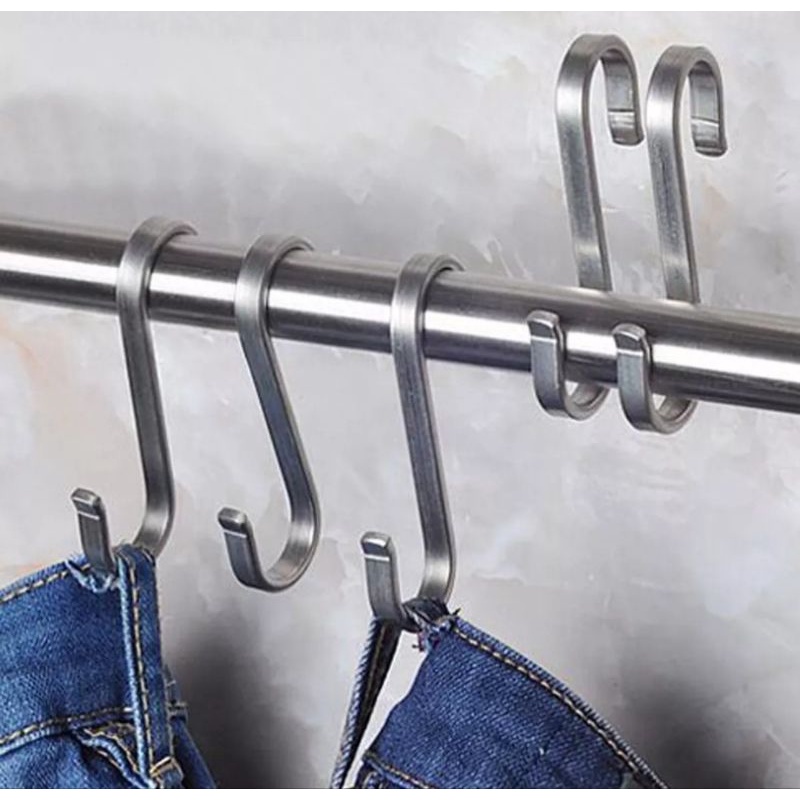Móc treo đồ chữ S lồng ống inox phi 16/19/22/25/32/38 SHIP HỎA TỐC