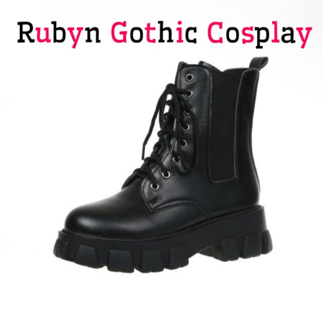 [CÓ SẴN] 🔥 Giày boot cổ cao chiến binh phong cách cosplay ( Size 35 - 40 ) 🔥