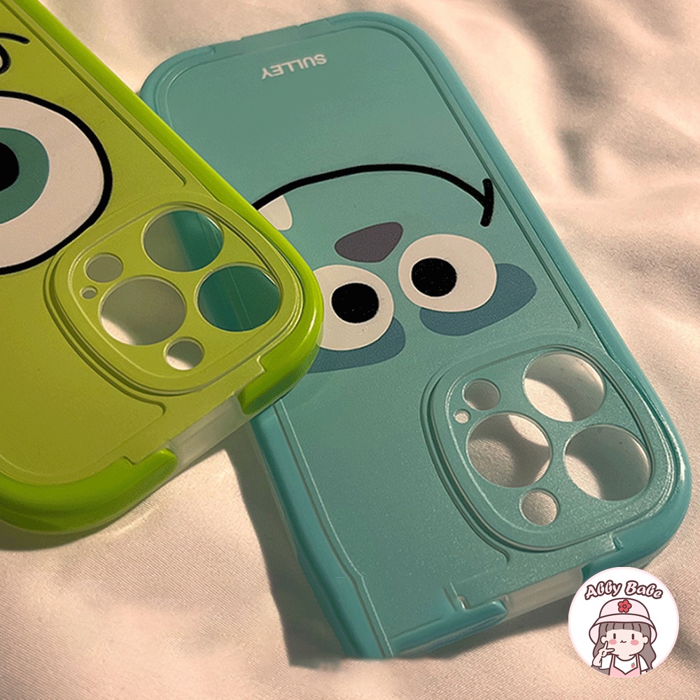 Ốp Điện Thoại TPU Mềm Mỏng Họa Tiết Quái Vật Mắt To Hoạt Hình Cho Iphone 11 7Plus 13 12 11 Pro Max X XS 12 13 XR