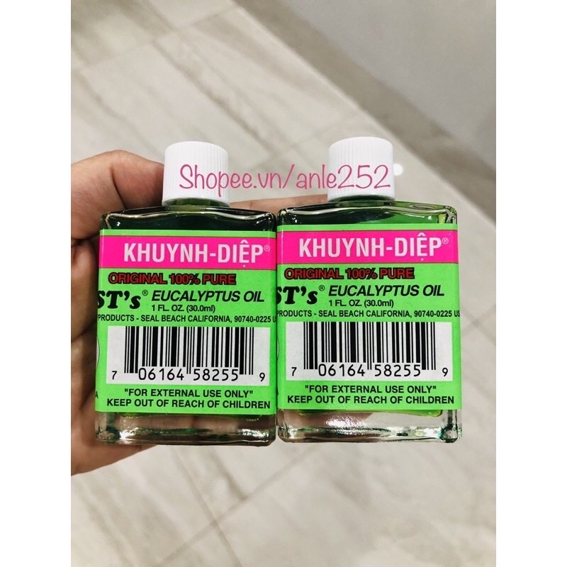 DẦU KHUYNH DIỆP 30ML CỦA MỸ