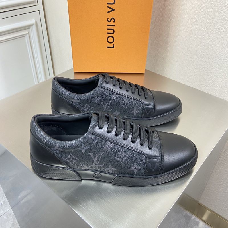 Giày da nam sneaker LV