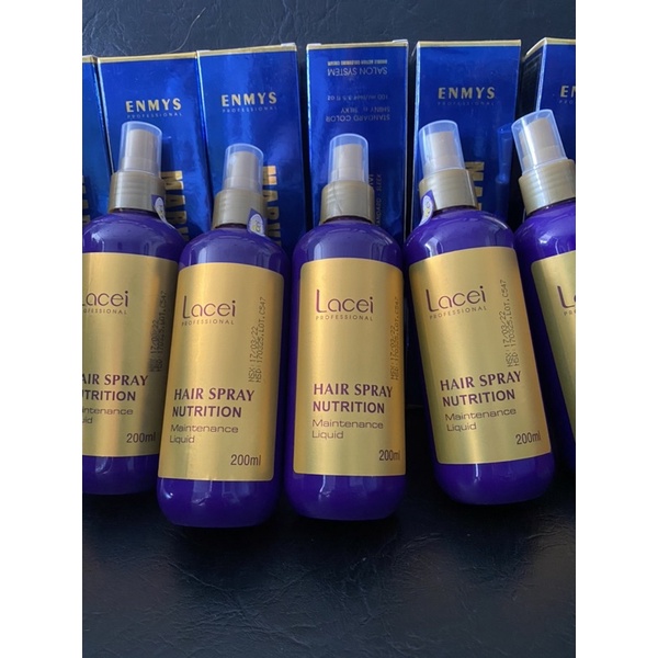 Xịt dượng tóc  LACEI NUTRITION 200ML _ xịt dưỡng tóc lacei tím