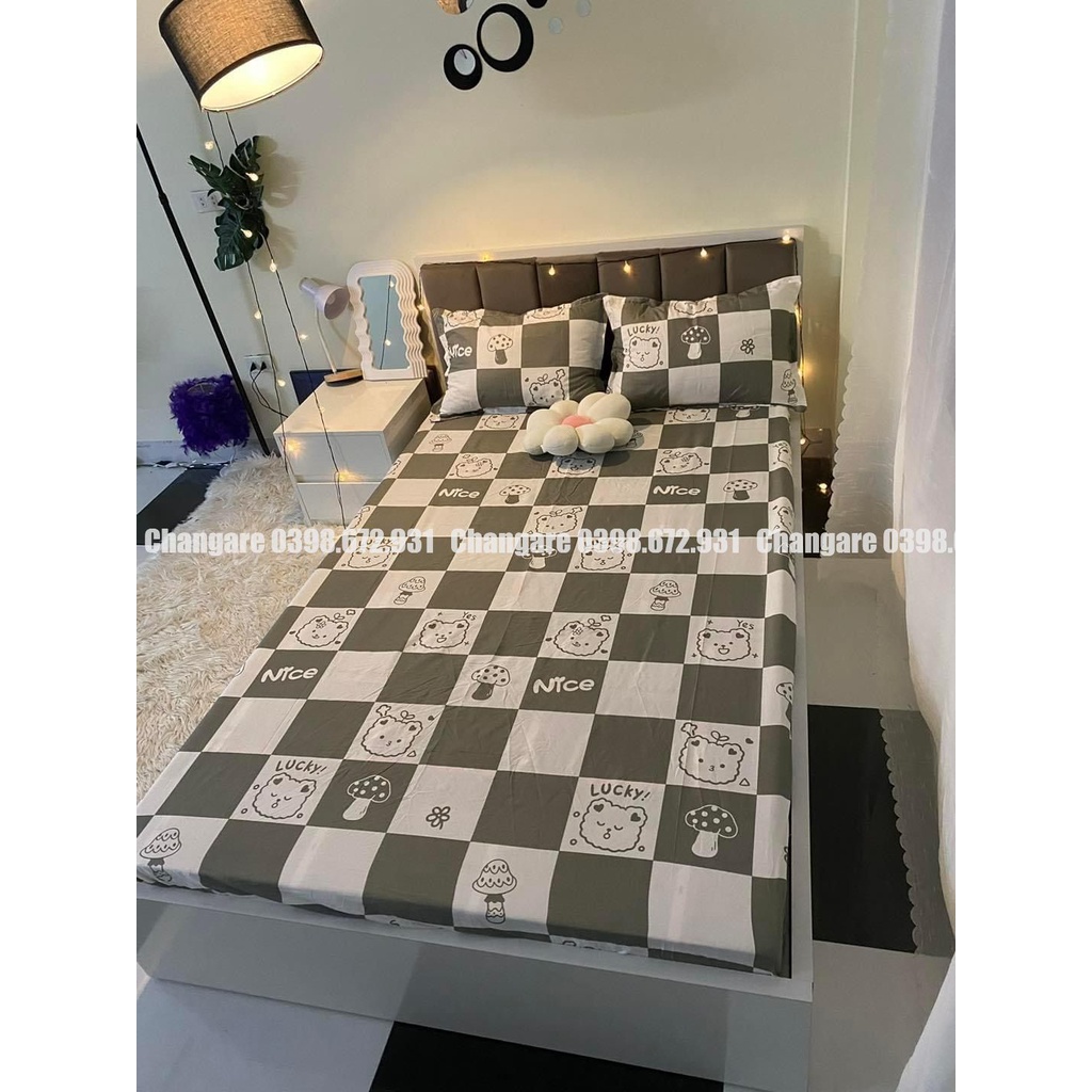 Bộ ga gối cottong poly m6/m8 drap giường,ga trải giường2 vỏ gối đầu mẫu mã đa dạng đủ kích thước