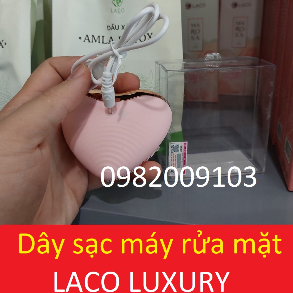 dây sạc máy rửa mặt laco cleansing facial luxury và Promax chân kim chính hãng
