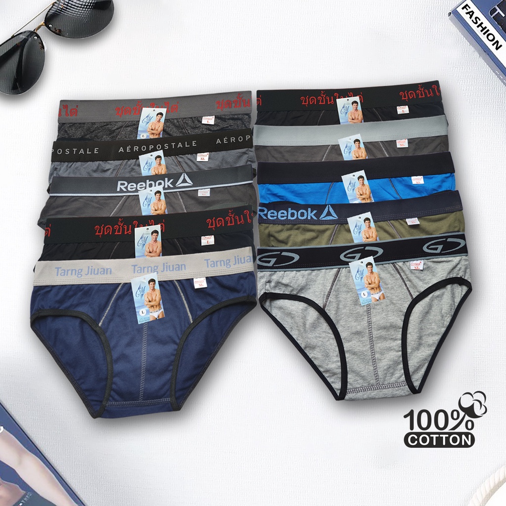 Combo 10 quần lót nam nhiều lưng ️🥇 FREESHIP ️🥇 vải cotton 100%, co dãn và thấm hút tốt, đồ lót, quần xì, sịp tam giác