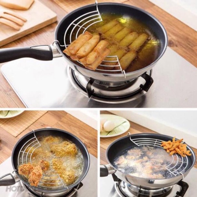 Vỉ gác chảo inox