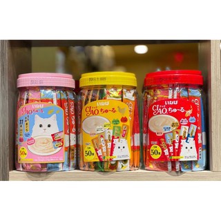 [Hàng CTY nhập khẩu CHÍNH HÃNG] Soup Thưởng Cho Mèo Ciao Churu Thái Lan Hũ Lớn (50 thanh 14gr)