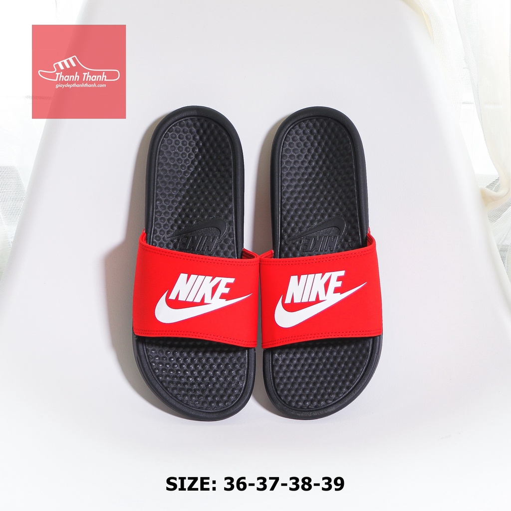 dép quai ngang nữ nk-nike mẫu basic logo trơn