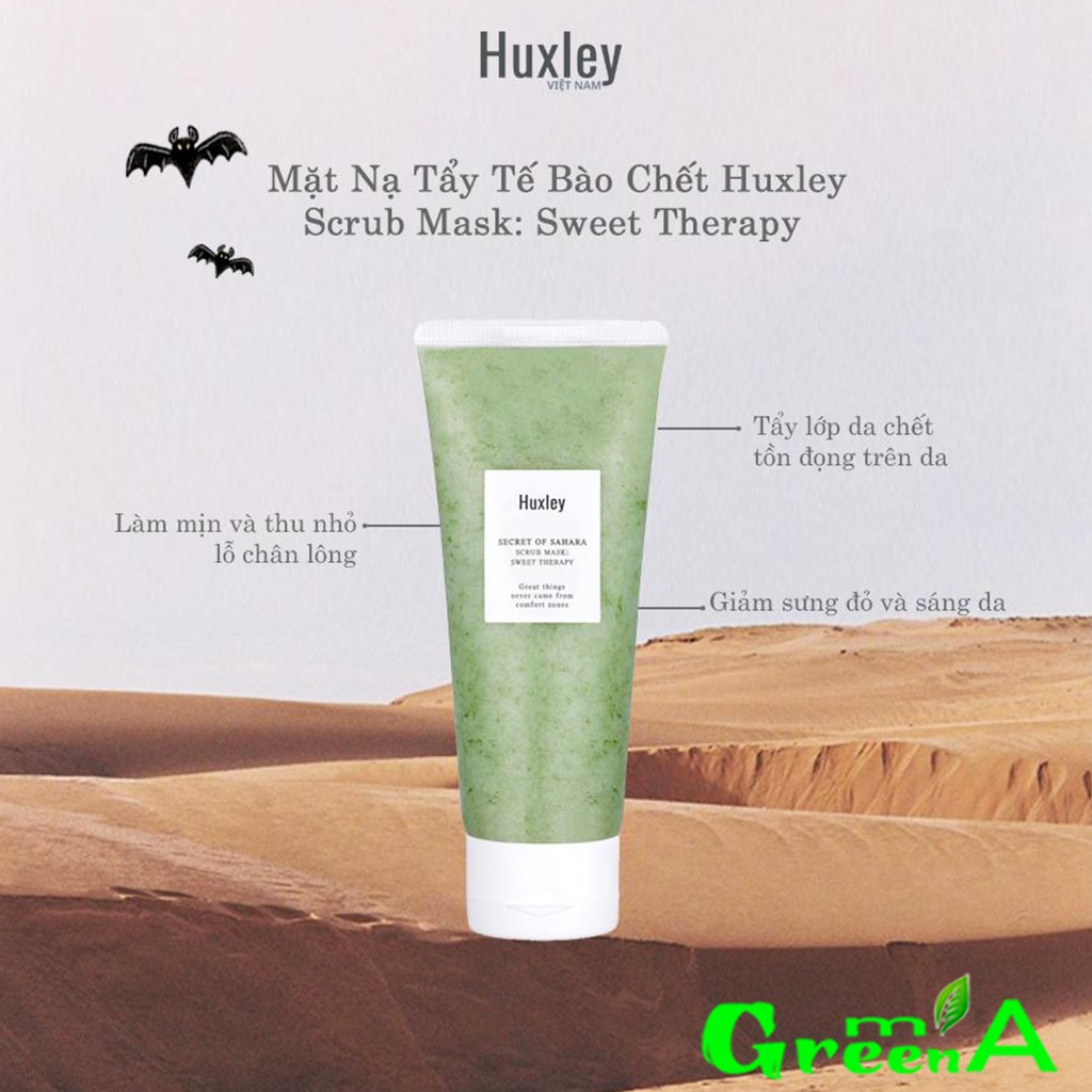 Huxley Spa Mini 3 Món Tẩy Da Chết Mặt Nạ Đất Sét Mặt Nạ Ngủ Huxley Spa Routine Deluxe Complete [NHẬP KHẨU CHÍNH HÃNG]