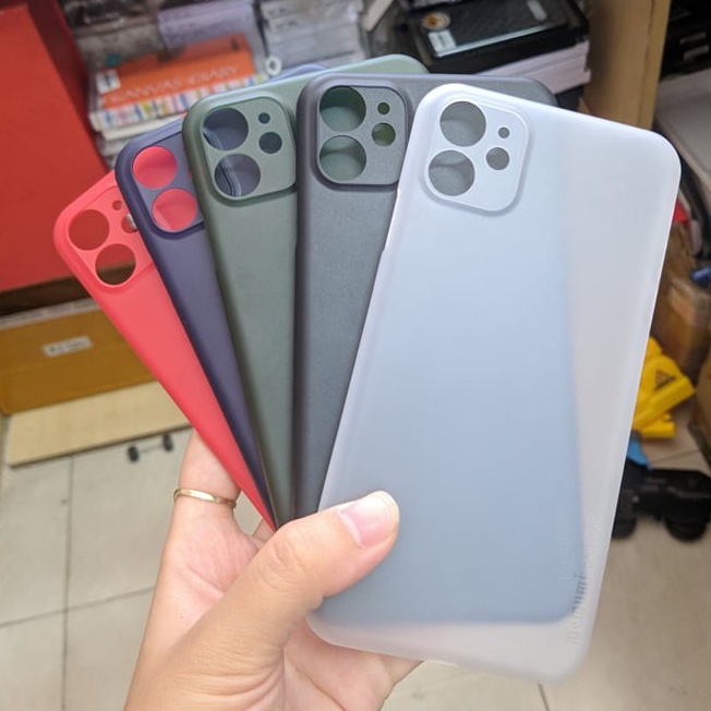 Ốp Lưng iPhone 11 Hiệu Memumi Mỏng Dạng Nhám Mờ Cao Cấp