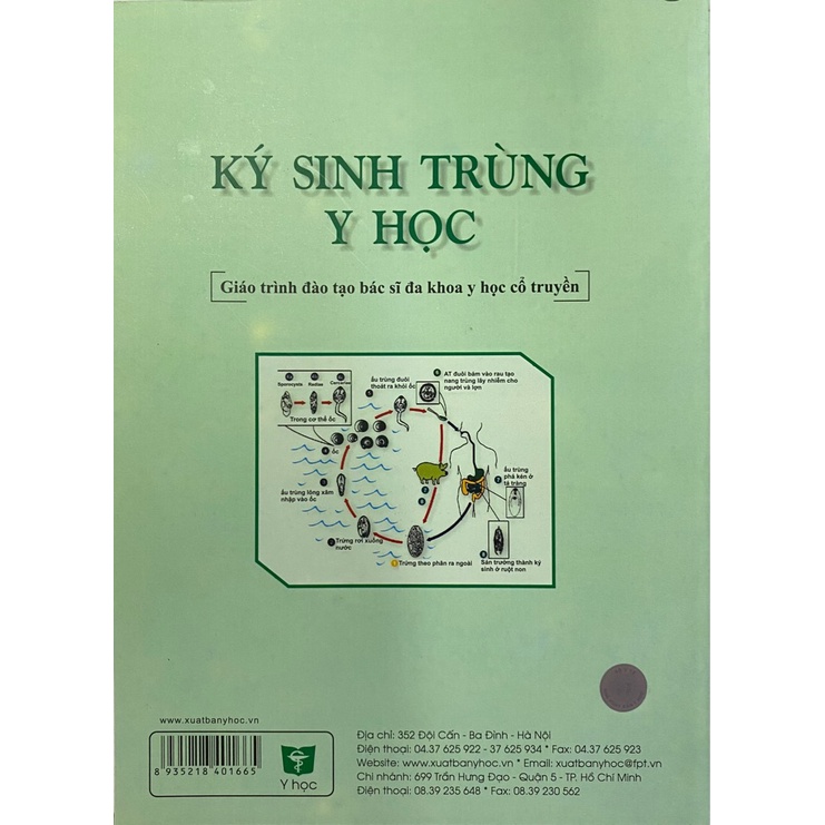 Sách - Ký sinh trùng y học (GT ĐTBSĐK YHCT)