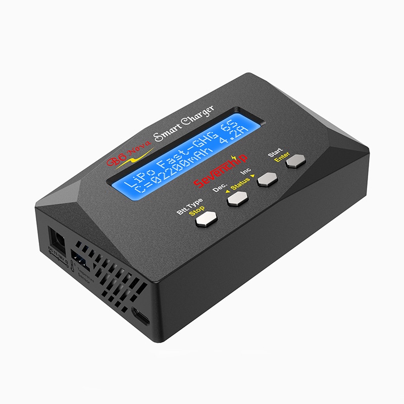 Bộ Sạc Pin Lipo NiMh Lithium Ion Ni-Cd Kỹ Thuật Số IMAX B6 Nova 60W Kèm Bộ Chuyển Đổi Cho Xe Hơi Điều Khiển Từ Xa