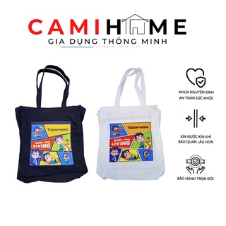Túi xách giỏ đựng style bảo quản hộp cơm Tupperware