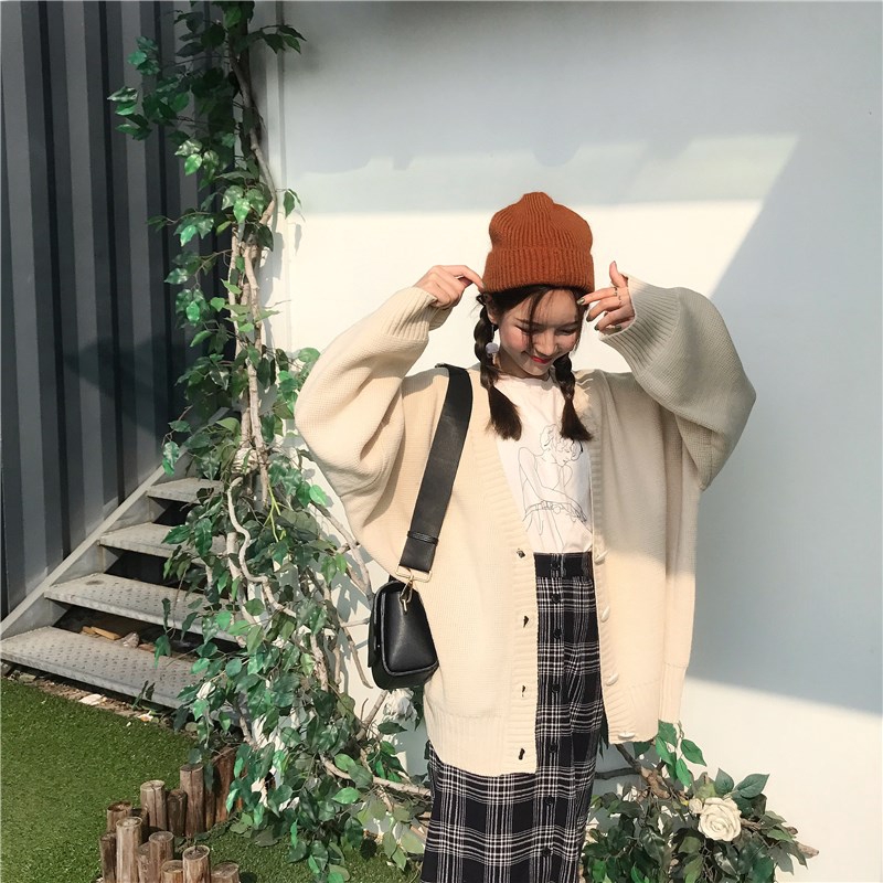 Áo khoác Sweater cánh dơi tay dài thời trang xuân thu cho nữ | BigBuy360 - bigbuy360.vn