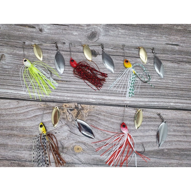 Mồi giả Spinner bait dài 12gr va 18gr