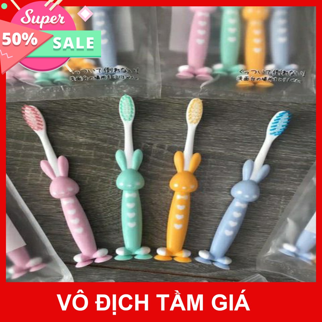 Set 4 Bàn Chải Đánh Răng Xuất Nhật Siêu Mềm Cho Bé sỉ mua ngay giảm giá 50% cho khách hàng0