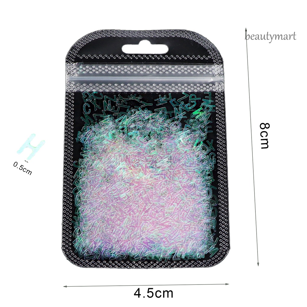 [Hàng mới về] Túi Kim Sa Lấp Lánh Trang Trí Móng Tay Nghệ Thuật Cho Nữ