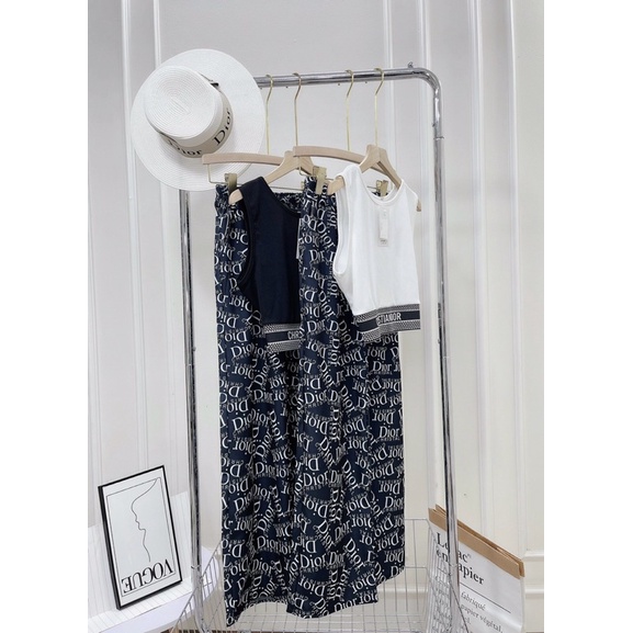 Set áo croptop quần xuông