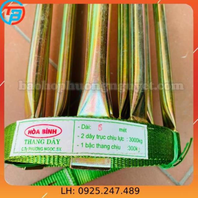 thang dây thoát hiểm chống cháy , thang dây cứu sinh chiều dài 5m