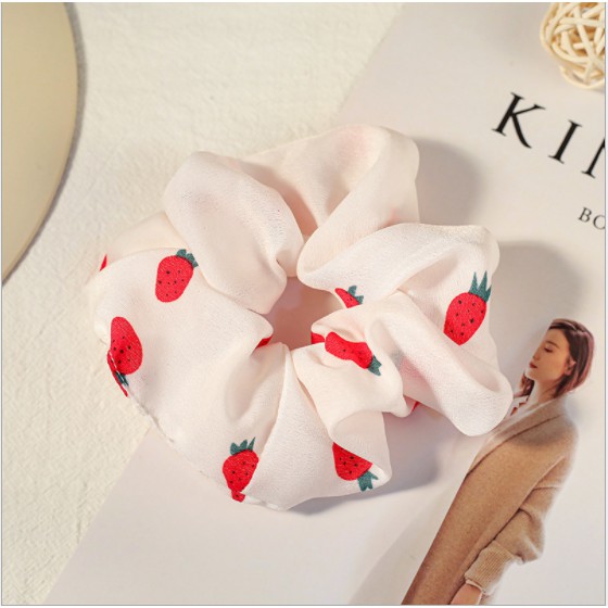 Dây Cột Tóc Scrunchies Vải Nhiều Màu