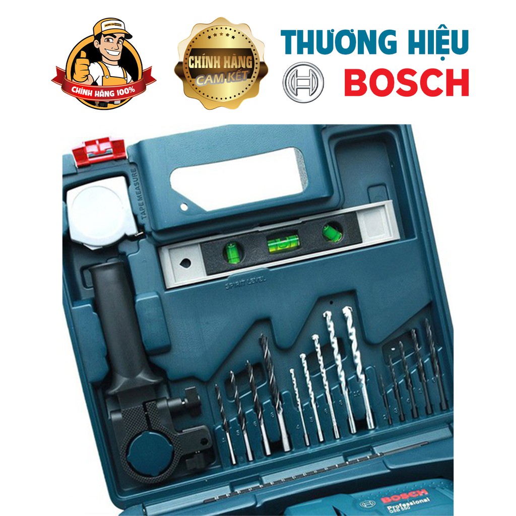 Máy khoan cầm tay Bosch chính hãng gsb550,Máy khoan bê tông 13mm vali 19 chi tiết,Máy khoan điện cầm tay,khoan tường.