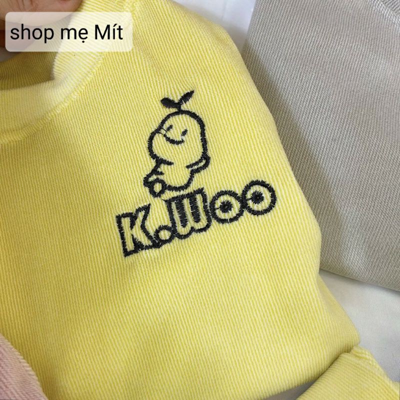 Bộ nhung dài tay⚡FREESHIP⚡siêu mềm mịn, co giãn 8 chiều cho bé từ 6-18kg