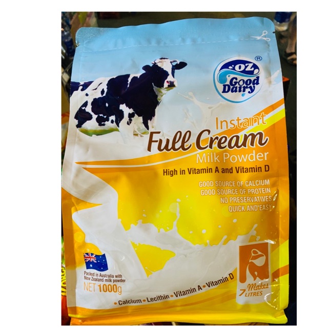 Sữa tươi nguyên kem Oz Good Dairy Instand Full Cream Milk Power - Australia ) 1 kg