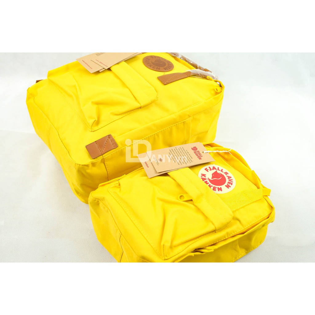 Balo Kanken Fjallraven classsic vàng chanh