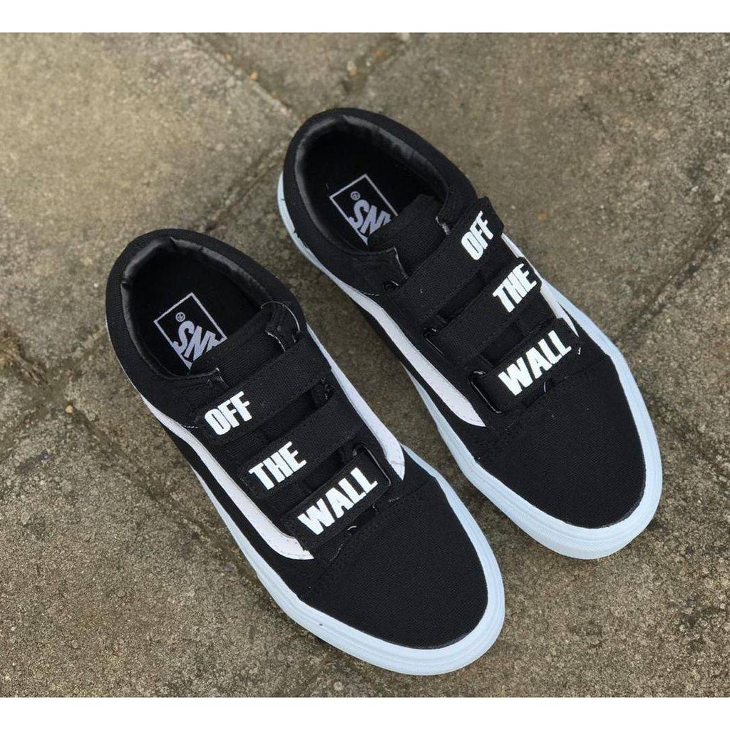 Giày Vans Off The Wall Màu Trắng Đen Chất Lượng Cao