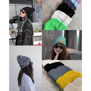 MŨ LEN BEANIE NHIỀU MÀU PHONG CÁCH ĐƯỜNG PHỐ UNISEX NAM NỮ