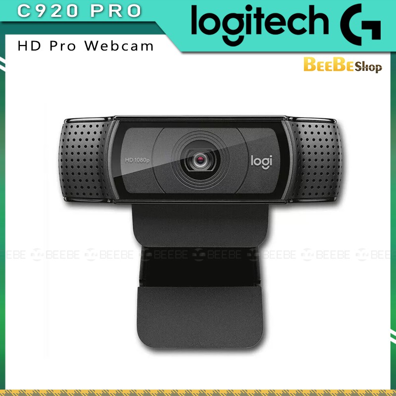 Logitech C920 Pro / C920e - Webcam Cao Cấp Chất Lượng HD 1080p, Có 2 Micro, Họp Trực Tuyến, Live stream, Học Online