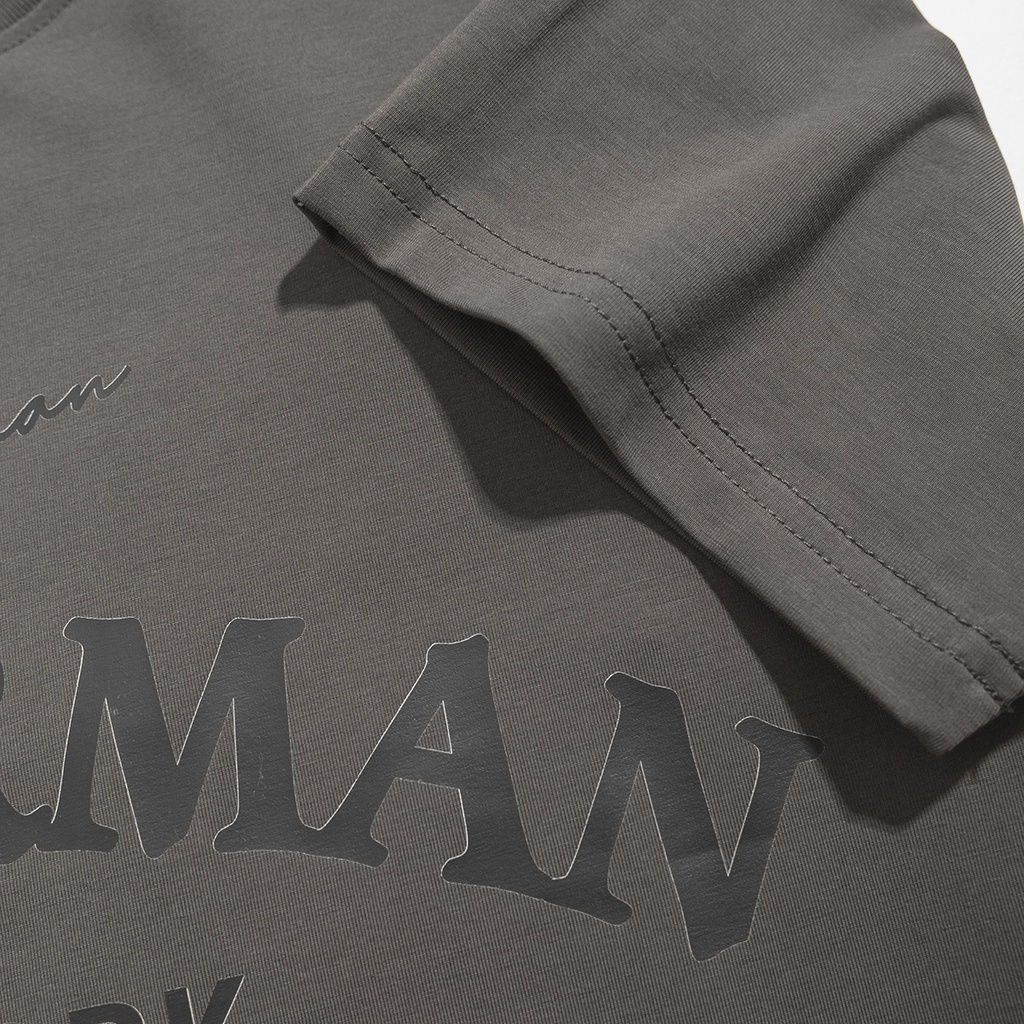 Áo thun in tay ngắn nam nữ cổ tròn vải Cotton trơn dày dặn, nhiều màu ATTR0057 - BELAIRMAN