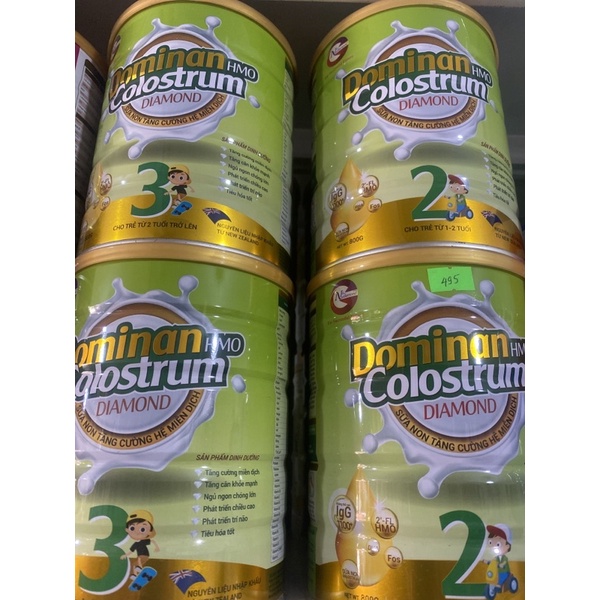 Dominan HMO Colostrum 1-2-3 ,Gain date mới
