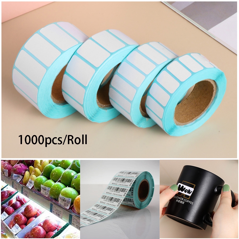Cuộn 1000 miếng tem dán chất liệu giấy in tiện dụng