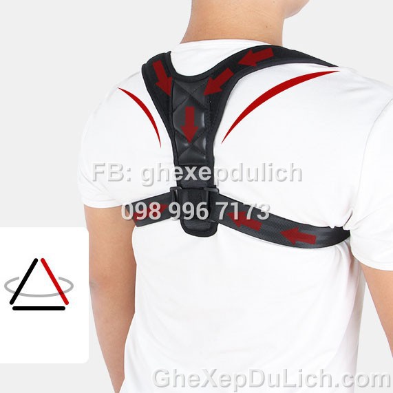 Đai Chống Gù Lưng Cải Thiện Vóc Dáng (Tặng Kèm 2 Tấm Đệm Trợ Lực)