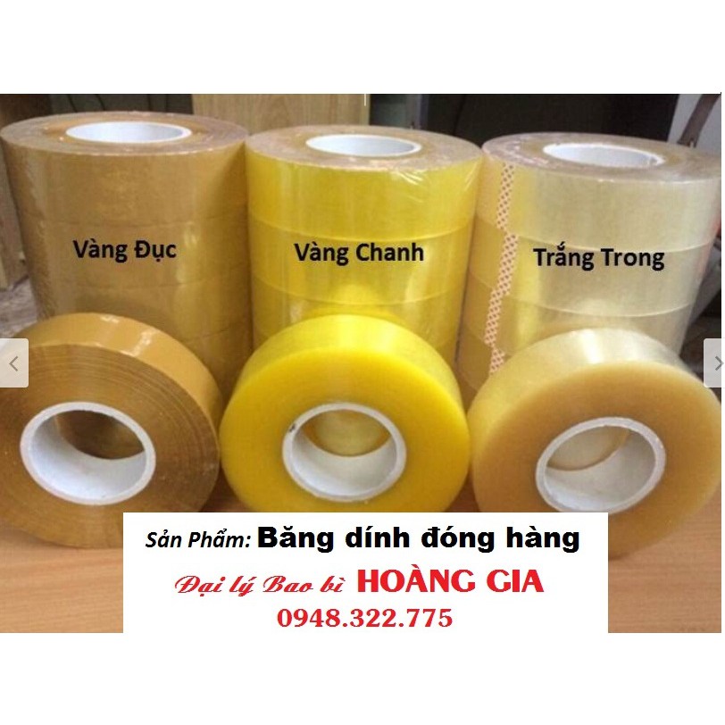 Cuộn băng dính đóng hàng 1kg lõi nhỏ