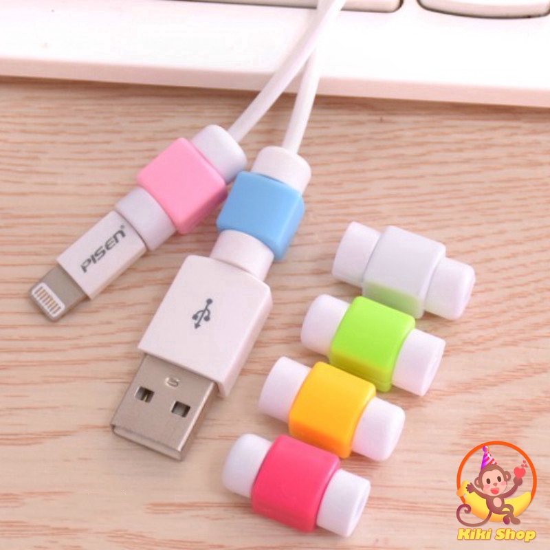 Winder Organizer Set 4 Phụ Kiện Bảo Vệ đầu Dây Cáp USB Cho