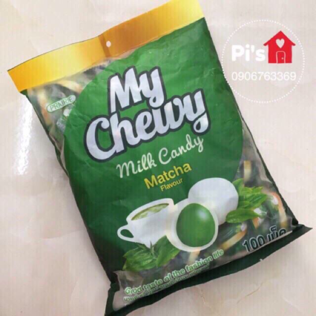 Kẹo dẻo trái cây xoài sầu riêng trà sữa matcha MyChewy Milk Soft Thái Lan