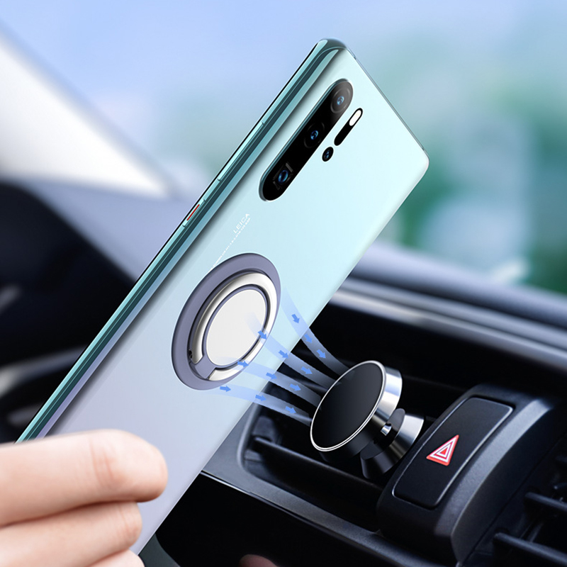 Giá đỡ điện thoại tích hợp móc xỏ ngón gắn xe hơi dành cho người lười OY