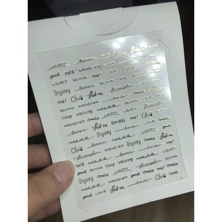 Mẫu dán chữ kí (3), stick dán móng tay
