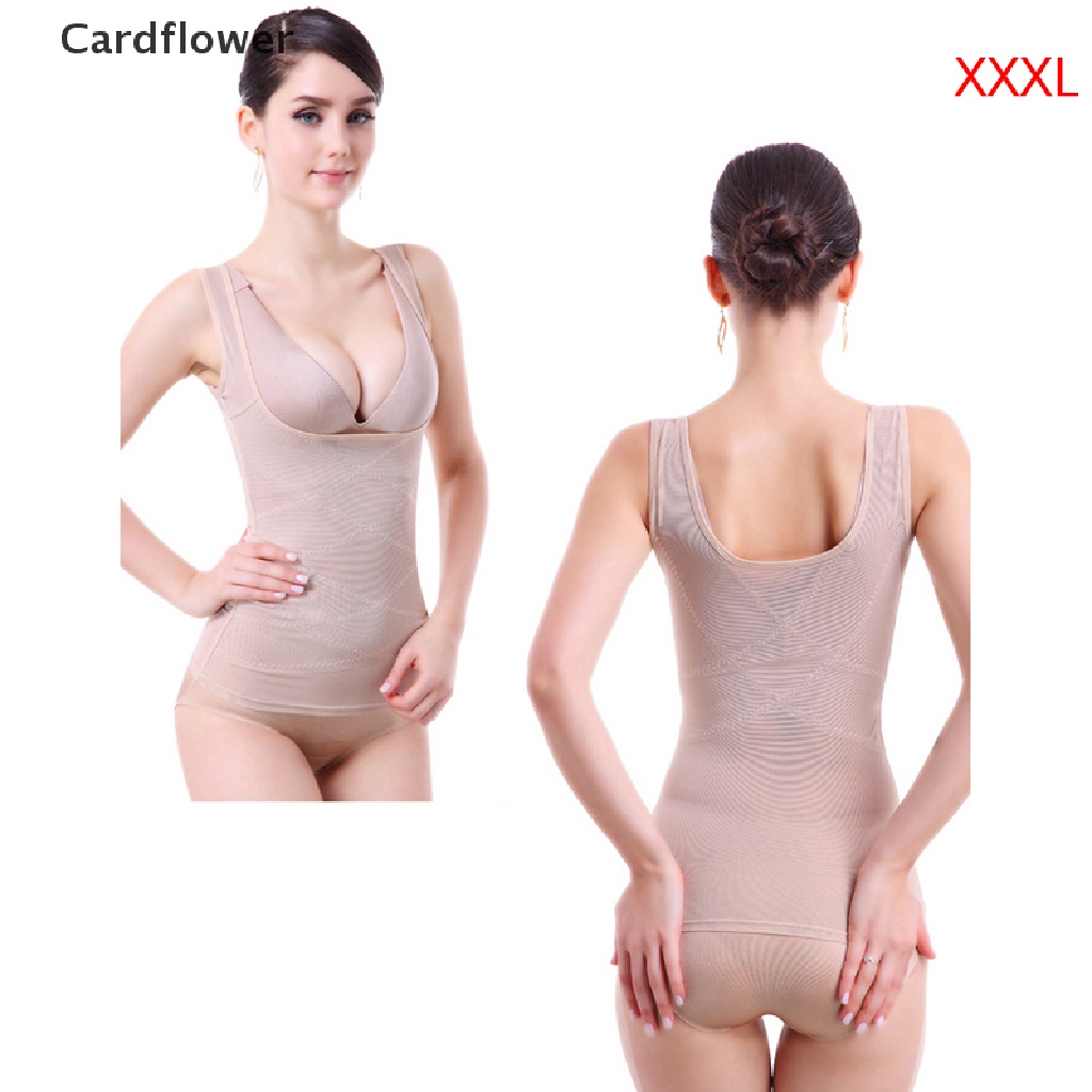 &lt; Cardflower &gt; Đai Nịt Bụng Định Hình Dáng Cổ Chữ U Siêu Mỏng Liền Mạch Giảm Béo Cho Nữ