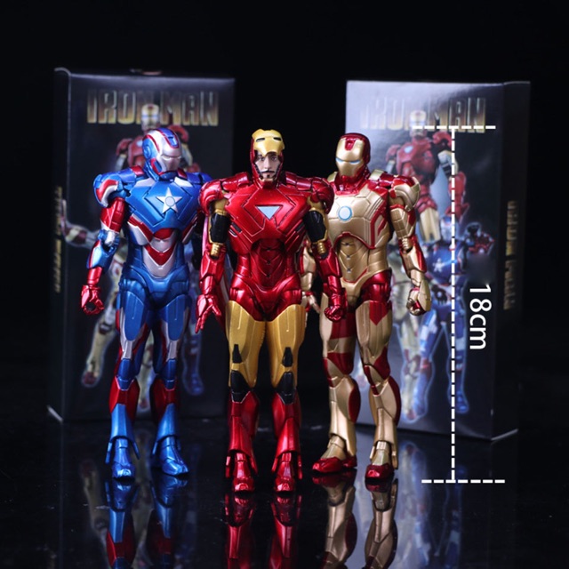 Mô Hình Nhân Vật Iron Man Mark 42 Mark 7 Chất Lượng Cao