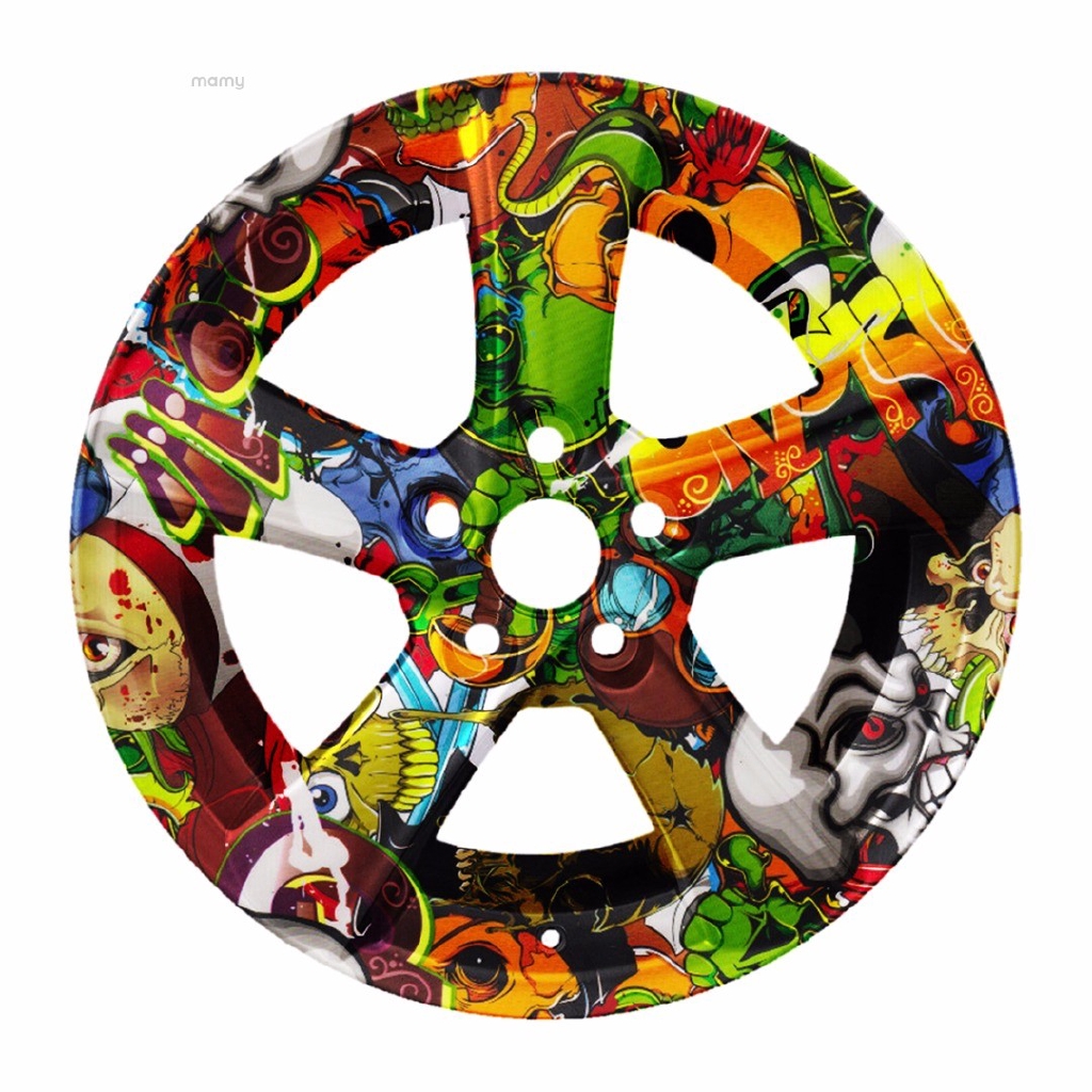 Miếng film Lazer Hydro dán chuyển nước trang trí đa dụng chất liệu PVA 50*100cm