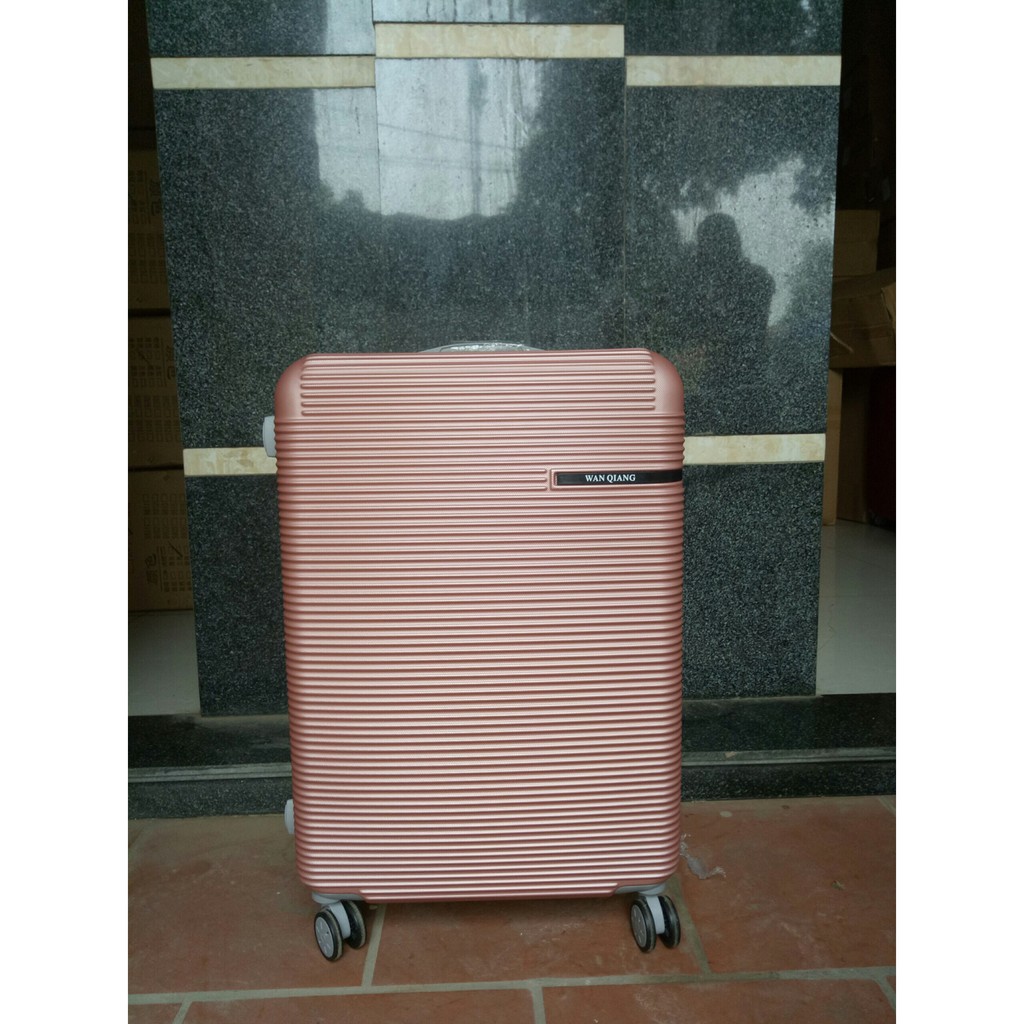 Vali nhựa sọc, bịt góc chống xước, chống va đập cao cấp VL25 size 20. Ảnh thật tự chụp nhé.
